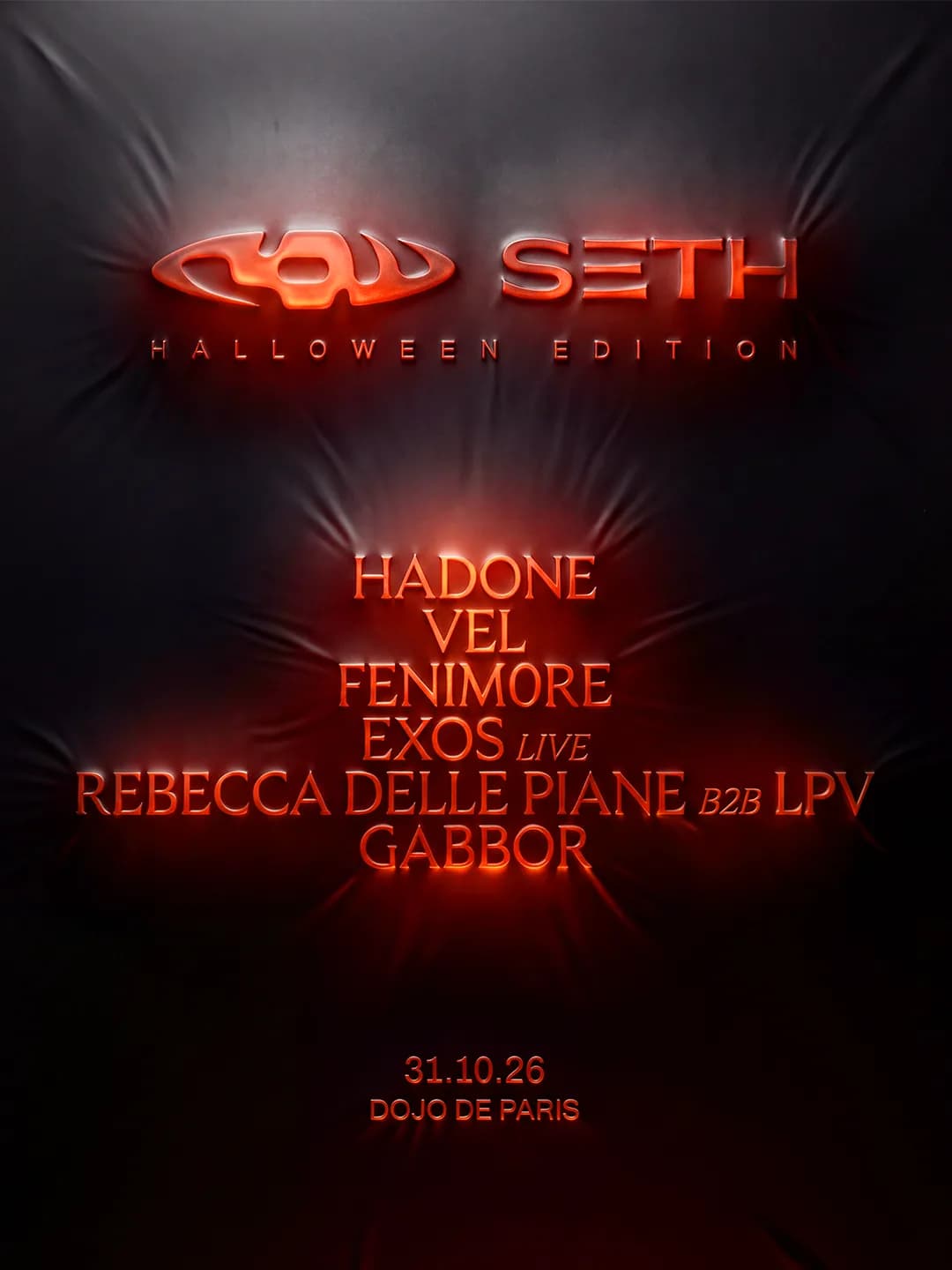 RAW Halloween 2026 event poster